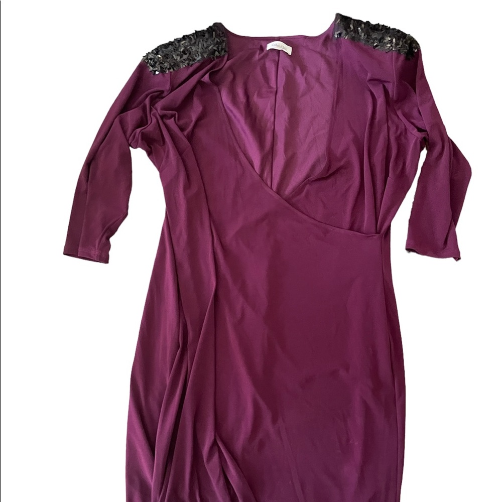 Calvin Klein Crossover Cocktail Dress